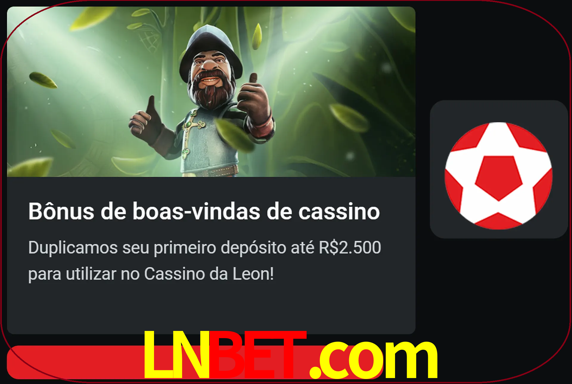 Receba seu dinheiro do bônus de boas-vindas após o primeiro depósito.